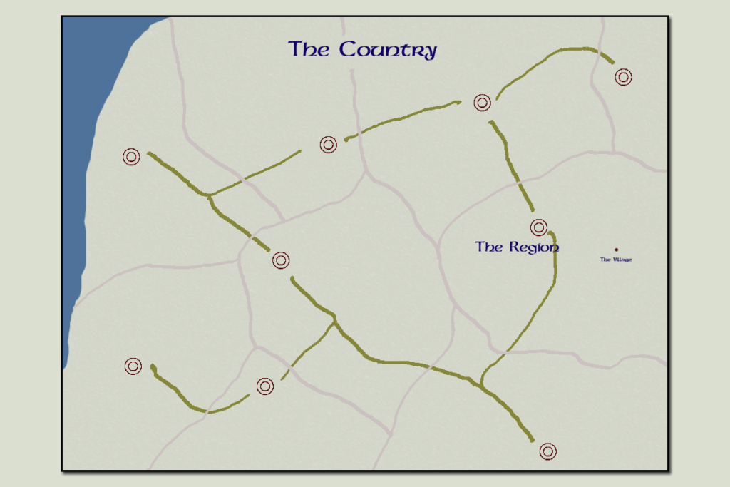 the country map header